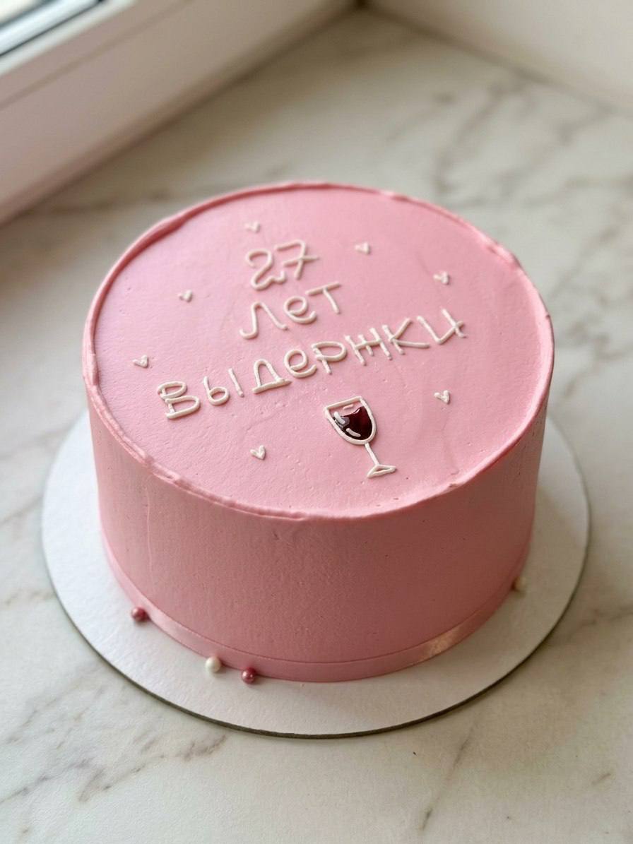 Бенто - торт «27 лет выдержки»